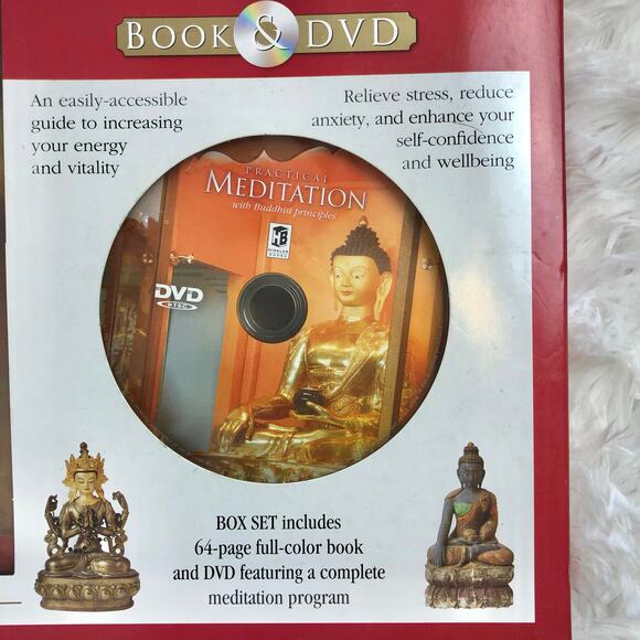 NIB Practical Meditation using Buddhist Principals Box Set Book and DVD - Picture 9 of 14